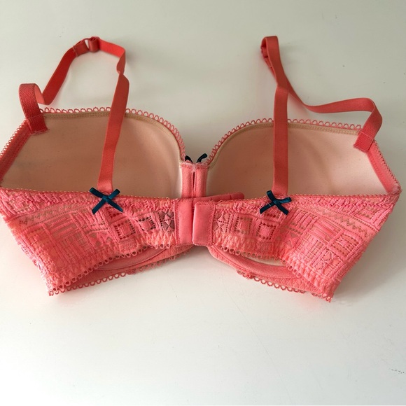 Bundle 3 Elle MacPherson Intimates Bras 32DD Black Lace Peach Underwire - Picture 6 of 12